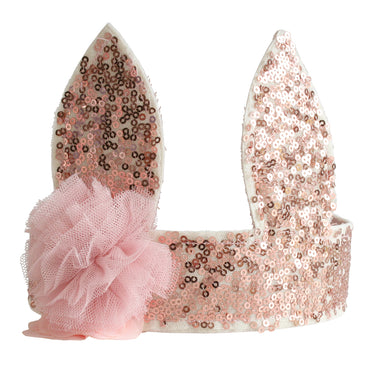 Sequin Bunny Crown